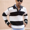 Powerlook Men Striped Sweatshirt
