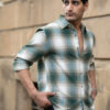 Powerlook Men Tartan Checks Checked Casual Shirt