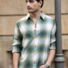 Powerlook Men Tartan Checks Checked Casual Shirt