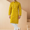 RANGRAAG Men Ethnic Motifs Printed Thread Work Kurta