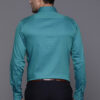 Raymond Men Blue Slim Fit Opaque Formal Shirt