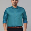 Raymond Men Blue Slim Fit Opaque Formal Shirt