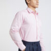Raymond Men Pink Slim Fit Opaque Formal Shirt