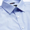 Raymond Men Pure Cotton Slim Fit Micro Checks Cutaway Collar Formal Shirt