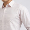 Raymond Men Pure Cotton Slim Fit Micro Checks Formal Shirt
