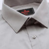 Raymond Pure Cotton Self Design Slim Fit Textured Formal Shirt