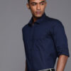 Raymond Pure Cotton Self Design Textured Formal Shirt