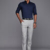 Raymond Pure Cotton Self Design Textured Formal Shirt