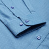 Raymond Pure Cotton Self Design Textured Slim Fit Formal Shirt