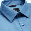 Raymond Pure Cotton Self Design Textured Slim Fit Formal Shirt