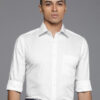Raymond Slim Fit Geometric Printed Pure Cotton Formal Shirt