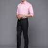 Raymond Slim Fit Self Design Textured Pure Cotton Formal Shirt