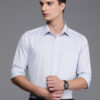 Raymond Slim Fit Striped Pure Cotton Formal Shirt