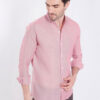 R.Code by The Roadster Life Co. Men's Poly Linen Blend Slim Fit Full Sleeves Shirts