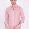 R.Code by The Roadster Life Co. Men's Poly Linen Blend Slim Fit Full Sleeves Shirts