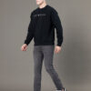 Red Tape Men Graphic Print Fleece Round Neck Baggy Fit Sweatshirt