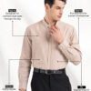 Red Tape Men Relaxed Fit Vertical Striped Button-Down Collar Formal Shirt