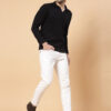 Rigo Polo Collar Long Sleeve Cotton T-shirt
