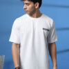 Rigo Unisex Graphic Printed Drop-Shoulder Sleeves Pure Cotton T-shirt