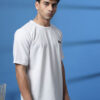 Rigo Unisex Graphic Printed Drop-Shoulder Sleeves Pure Cotton T-shirt