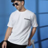 Rigo Unisex Graphic Printed Drop-Shoulder Sleeves Pure Cotton T-shirt
