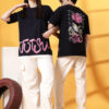 Rigo Unisex Graphic Printed Round Neck Cotton Oversized T-shirt