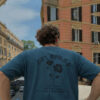Rigo Unisex Teal Round Neck Cotton Printed Drop Shoulder Oversized T-shirt