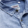 Roadster Men Blue Solid Washed Cotton Denim Shirt
