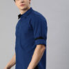 Roadster Men Navy Blue Cotton Casual Shirt