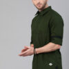 Roadster Men Olive Green Cotton Casual Shirt