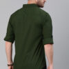 Roadster Men Olive Green Cotton Casual Shirt