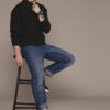 Roadster Men Polo Collar T-shirt