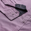 Roadster Men Purple Cotton Solid Opaque Casual Shirt