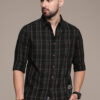 Roadster Men Relaxed Checked Regular Casual Pure Cotton Shirt