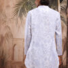 Sangria Men Floral Printed Above Knee Kurta