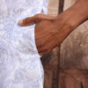 Sangria Men Floral Printed Above Knee Kurta
