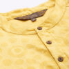 Sangria Pure Cotton Striped Textured Jacquard Kurta