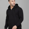 SLOWLORIS Hooded Front Open Sweatshirt