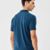 Snitch Men Solid Polo Collar Cotton T-shirt