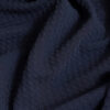 Snitch Navy Blue Classic Boxy Self Design Casual Shirt