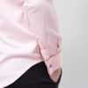 Snitch Pink Classic Slim Fit Satin Cotton Casual Shirt