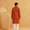 SOJANYA Ethnic Motifs Printed Band Collar Straight Long Kurta