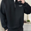 StyleCast x Revolte Men High Neck Half Zipper Sweatshirt