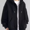 StyleCast x Revolte Men Solid Hood Front-Open Sweatshirt