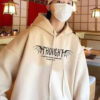 StyleCast x Revolte Typography Printed Hooded Sweatshirt