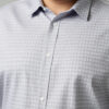 Sztori Plus Size Relaxed Micro Ditsy Printed Cotton Formal Shirt