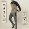 Technosport Colourblocked Slim Fit T-shirt