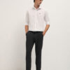 THE BEAR HOUSE Men Tailored Fit Solid Spread Collar Pure Cotton Formal Shirt
