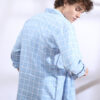 The Indian Garage Co Men Blue & White Slim Fit Checked Casual Shirt