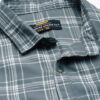 The Indian Garage Co Men Grey & White Checked Cotton Casual Shirt